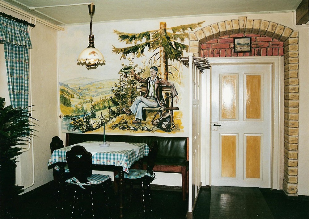 Wandbild im Gasthof Drei Linden